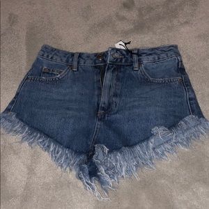 top shop kiri authentic high waisted super short